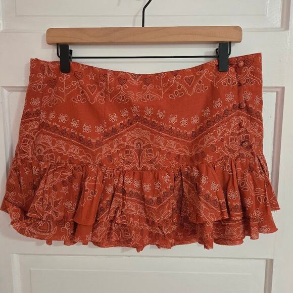 Urban Outfitters Kimchi Blue Eloise Mini Skirt Size L NWOT - Picture 3 of 6